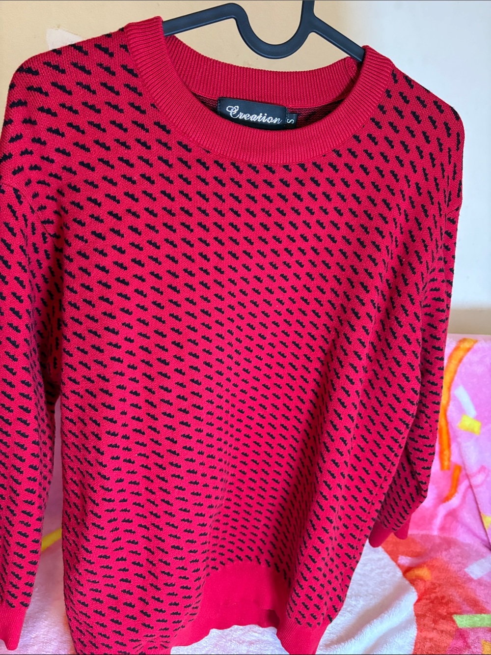 Red sweater